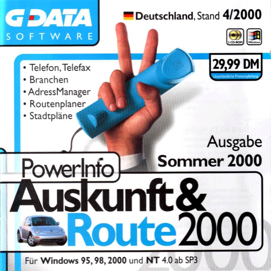 powerinfo auskunft & route 4 2000 a